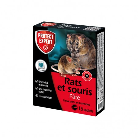 Pâte - Rats et Souris - Lieux Secs et Humides