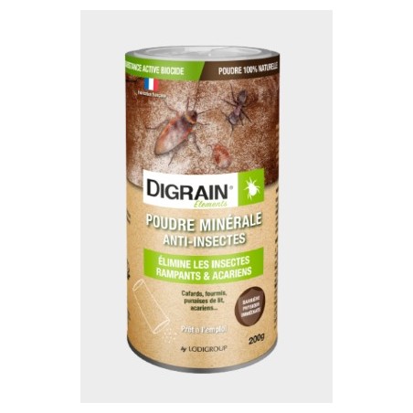 Digrain Elements - Poudre Minérale Anti-Insectes