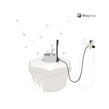 Pack Piège à Moustique Biogents BG-Mosquitaire + Booster CO2 + 2 mois de recharges
